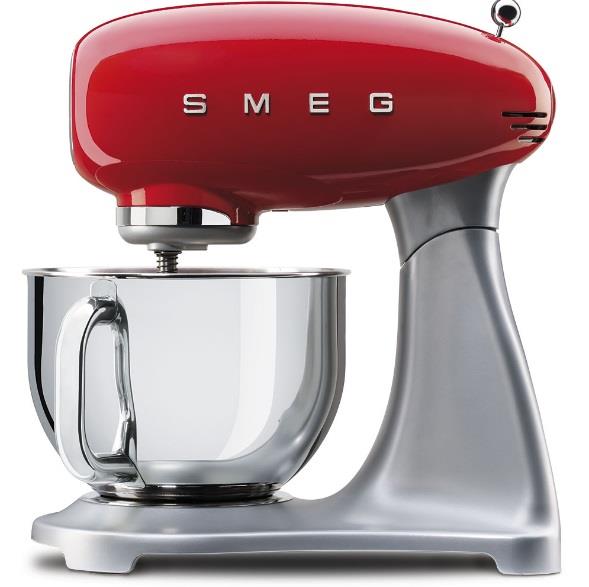 SMEG Frullatore a immersione Smeg + accessori vintage anni 50 rosso